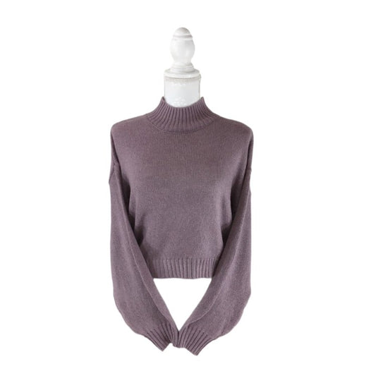 Loose Wide Sleeved Sweater (Purple)