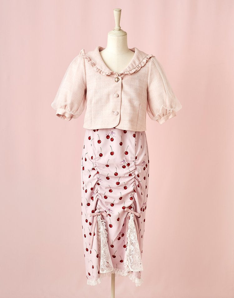 mellfy memory Honey jewel puff Jacket