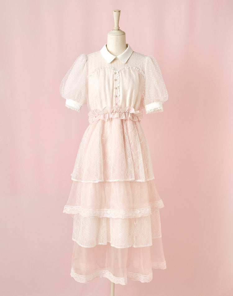 mellfy memory Fairy magic lace long Dress