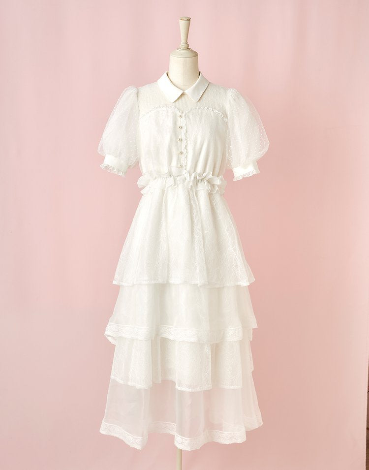 mellfy memory Fairy magic lace long Dress