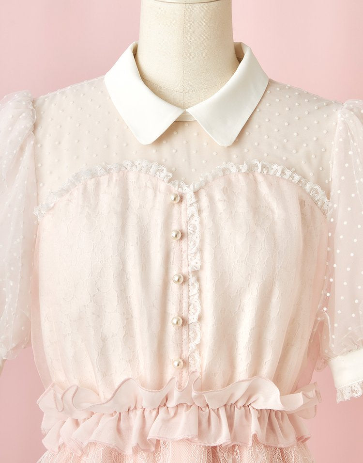 mellfy memory Fairy magic lace long Dress