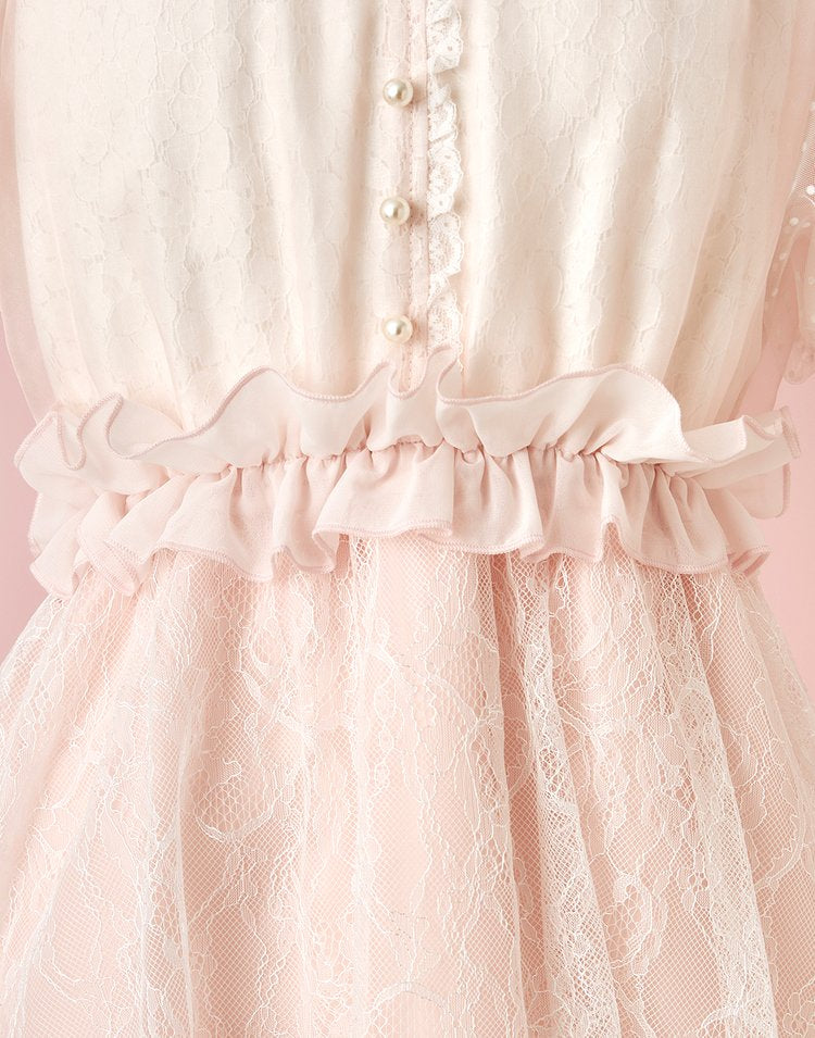 mellfy memory Fairy magic lace long Dress