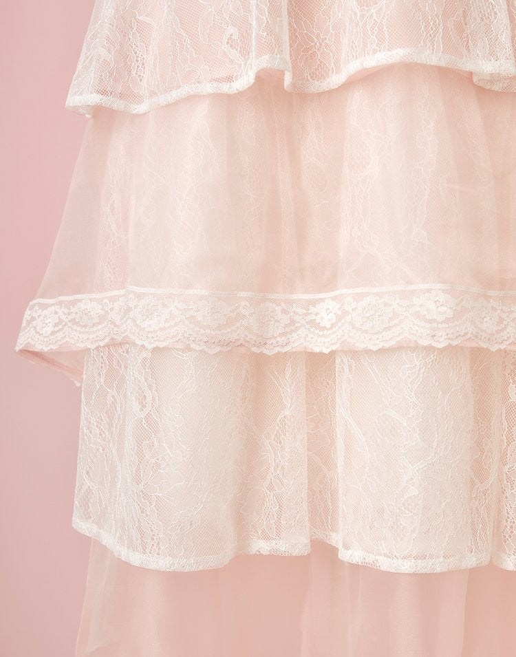 mellfy memory Fairy magic lace long Dress