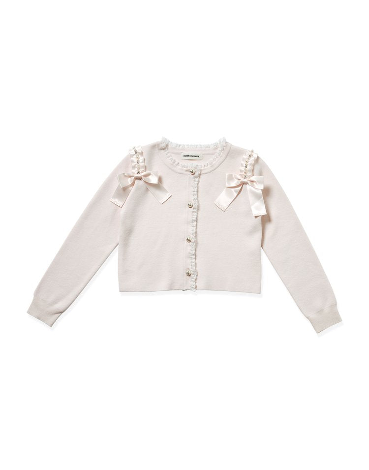 mellfy memory Love for me ribbon Cardigan