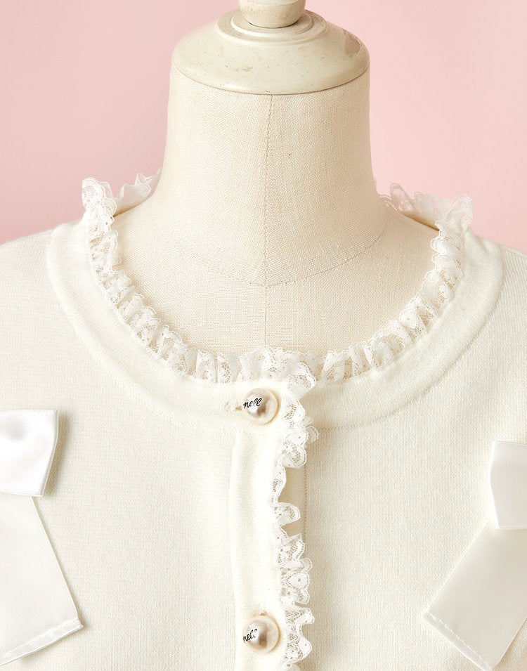 mellfy memory Love for me ribbon Cardigan