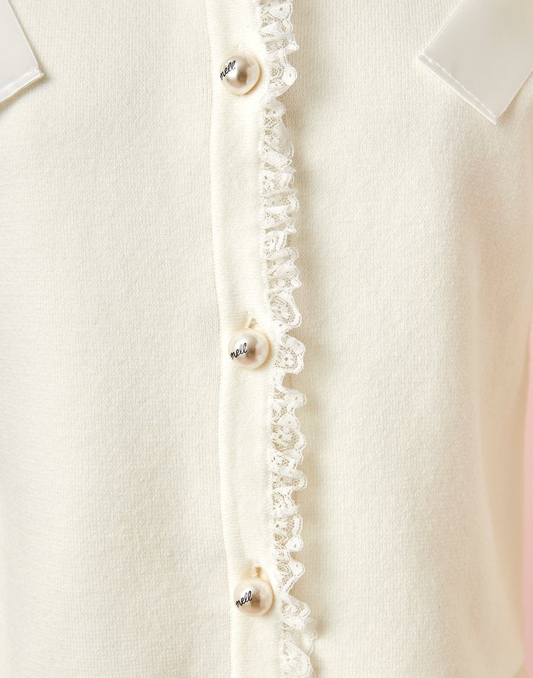 mellfy memory Love for me ribbon Cardigan