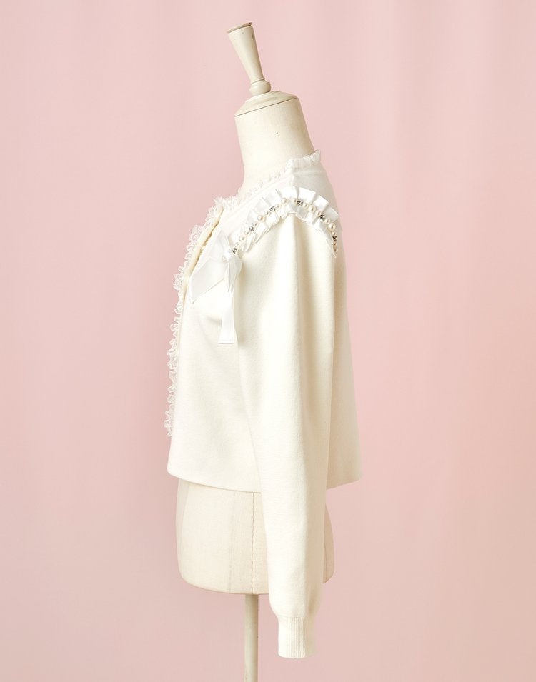 mellfy memory Love for me ribbon Cardigan