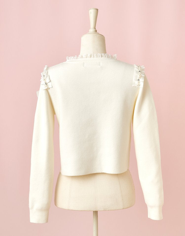 mellfy memory Love for me ribbon Cardigan