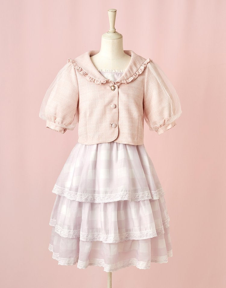 mellfy memory Honey jewel puff Jacket