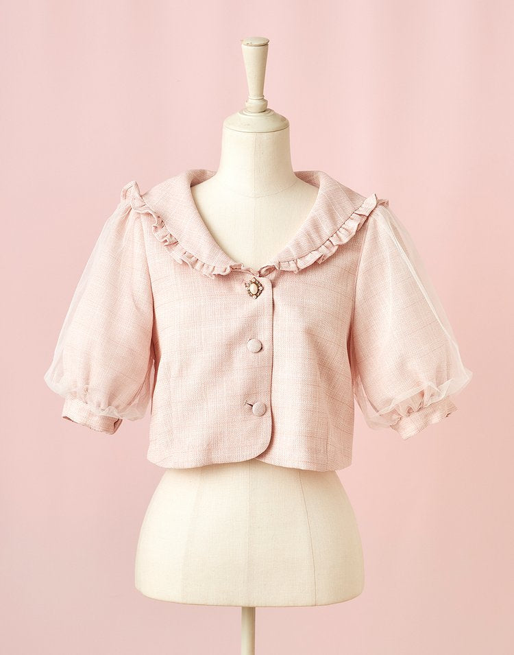 mellfy memory Honey jewel puff Jacket