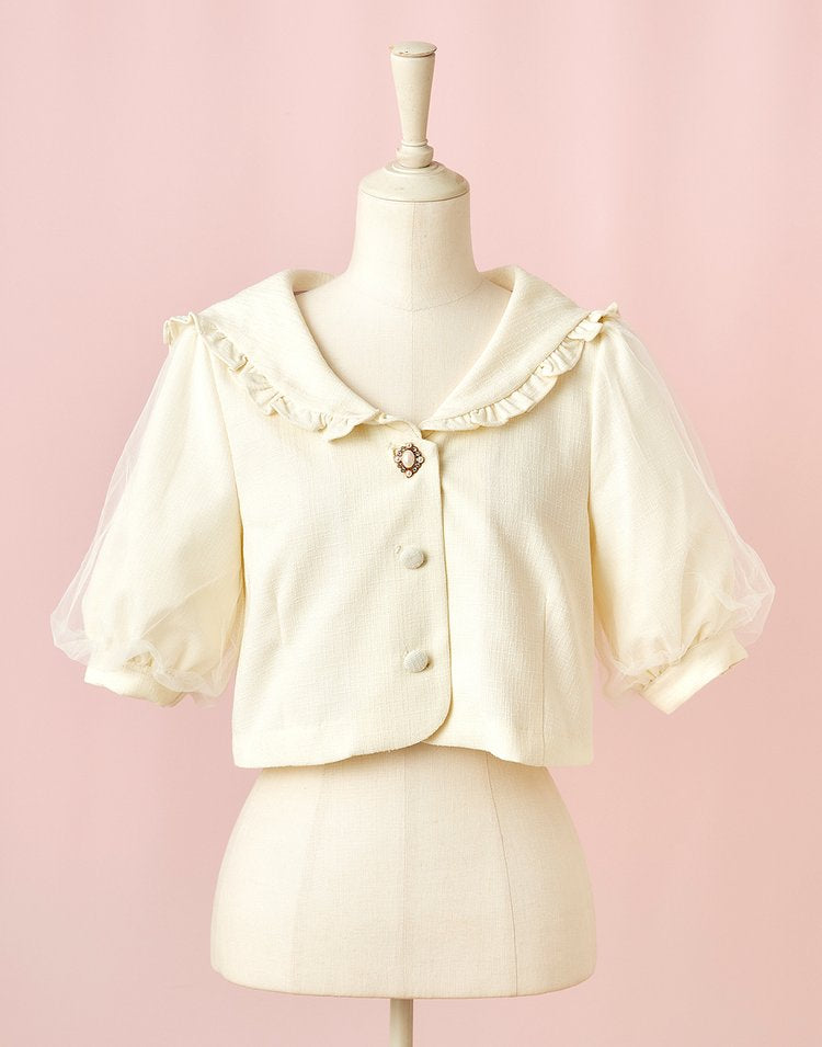 mellfy memory Honey jewel puff Jacket