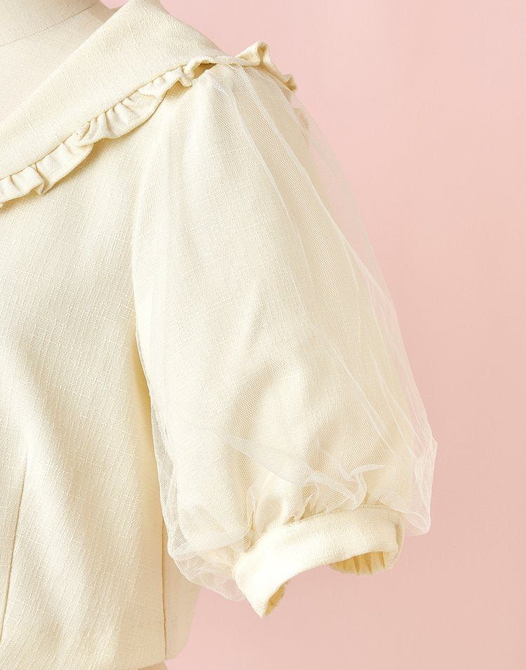 mellfy memory Honey jewel puff Jacket