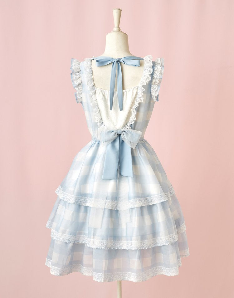 mellfy memory Fairy love Gingham check Dress
