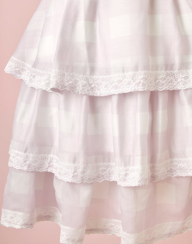 mellfy memory Fairy love Gingham check Dress