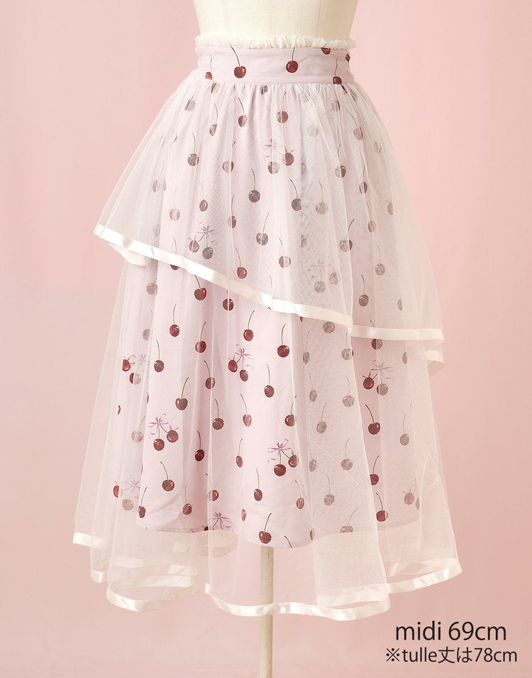 mellfy memory Sweet magic cherry Skirt