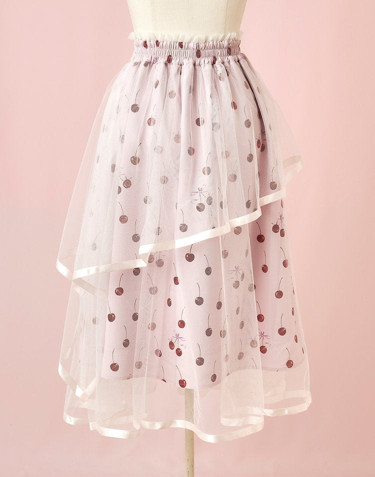 mellfy memory Sweet magic cherry Skirt