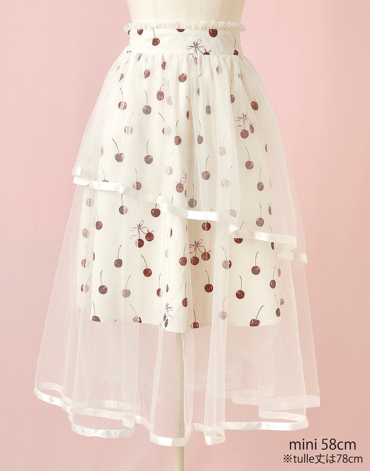 mellfy memory Sweet magic cherry Skirt