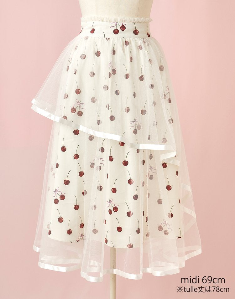 mellfy memory Sweet magic cherry Skirt