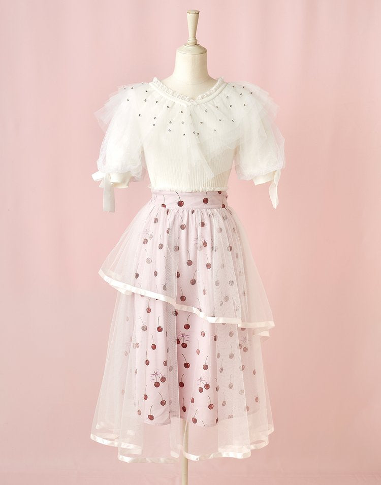 mellfy memory Sweet magic cherry Skirt