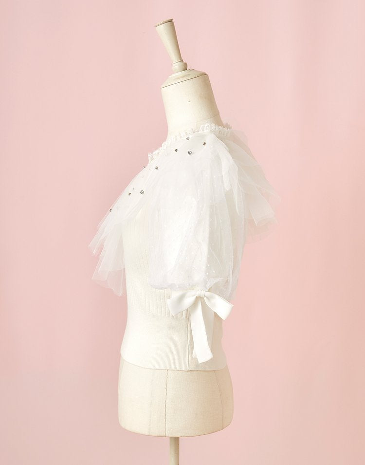 mellfy memory Prism glitter knit Top