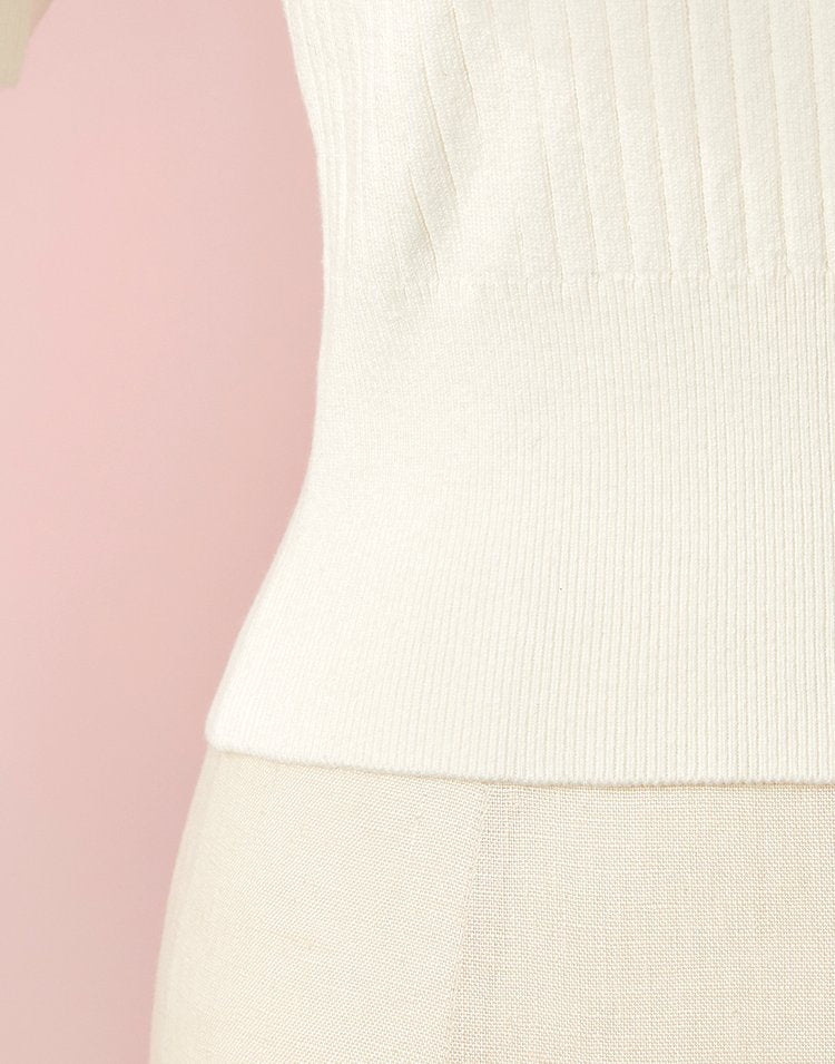 mellfy memory Prism glitter knit Top