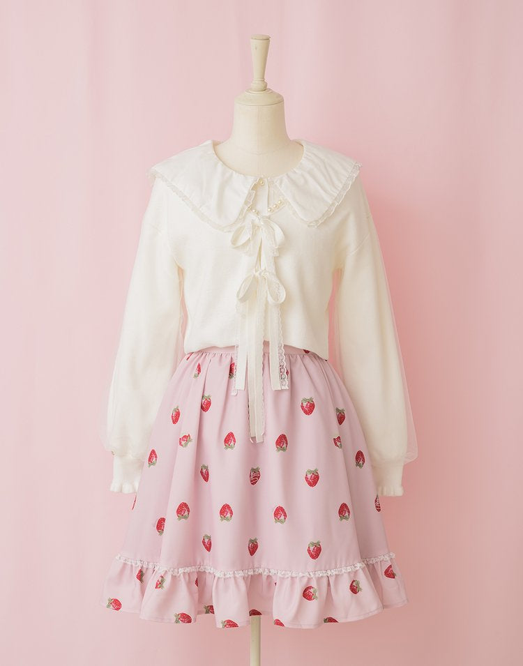 mellfy memory Strawberry Dolce Skirt