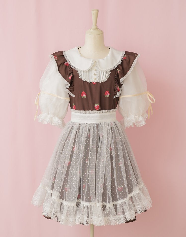 mellfy memory Strawberry Dolce Dress