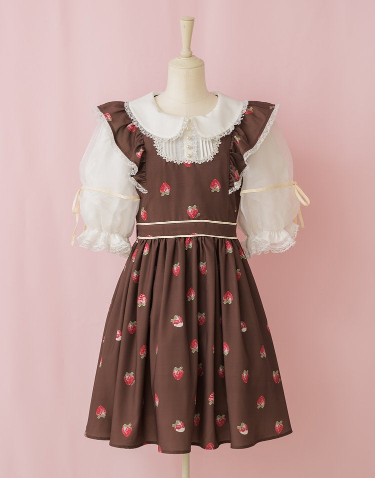 mellfy memory Strawberry Dolce Dress