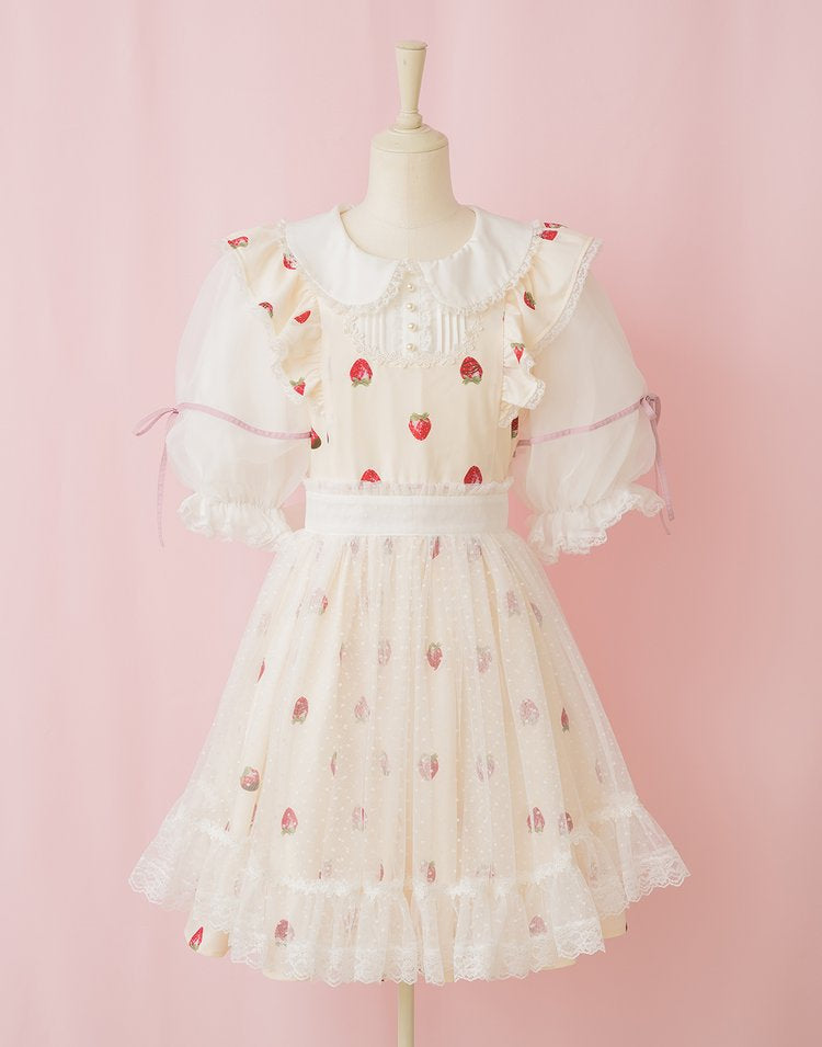 mellfy memory Strawberry Dolce Dress