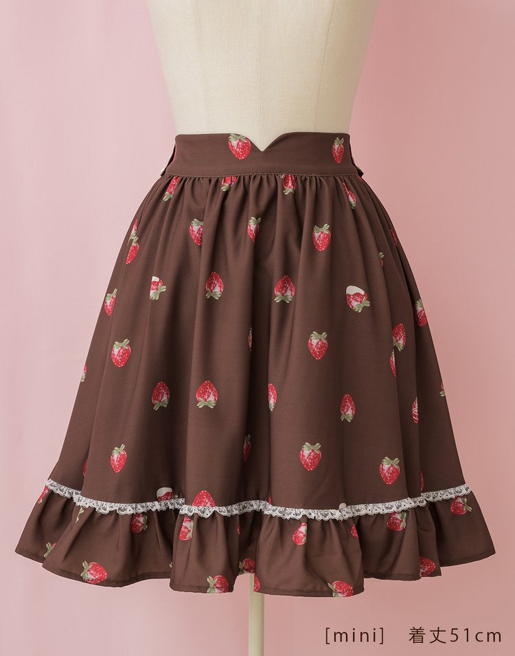 mellfy memory Strawberry Dolce Skirt
