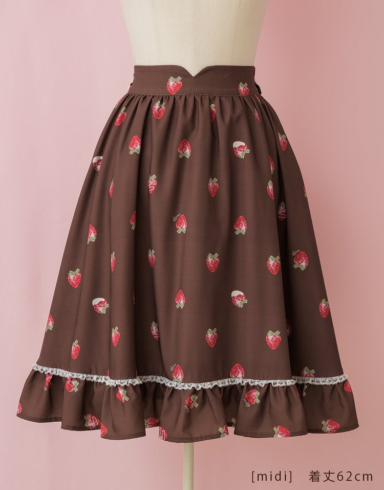 mellfy memory Strawberry Dolce Skirt