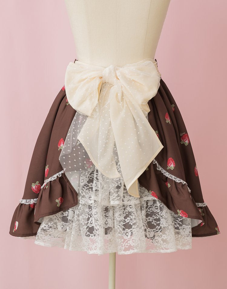 mellfy memory Strawberry Dolce Skirt