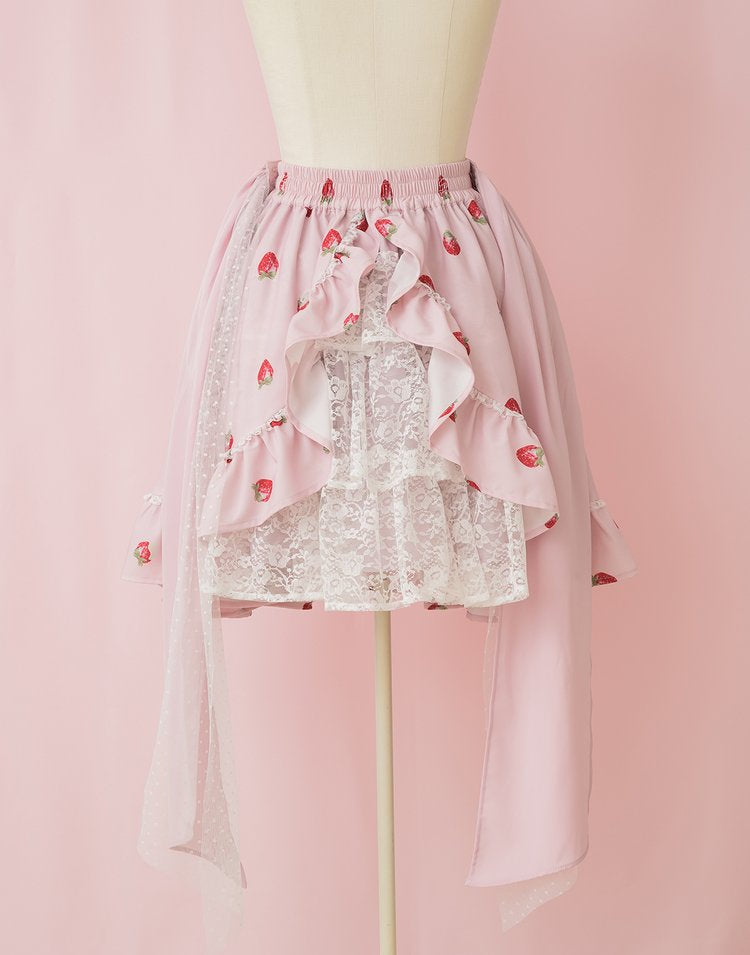 mellfy memory Strawberry Dolce Skirt