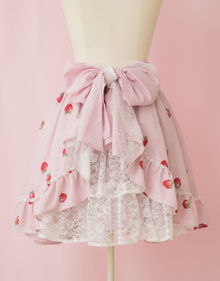 mellfy memory Strawberry Dolce Skirt