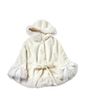 mellfy memory Milky Sugar ribbon poncho Coat