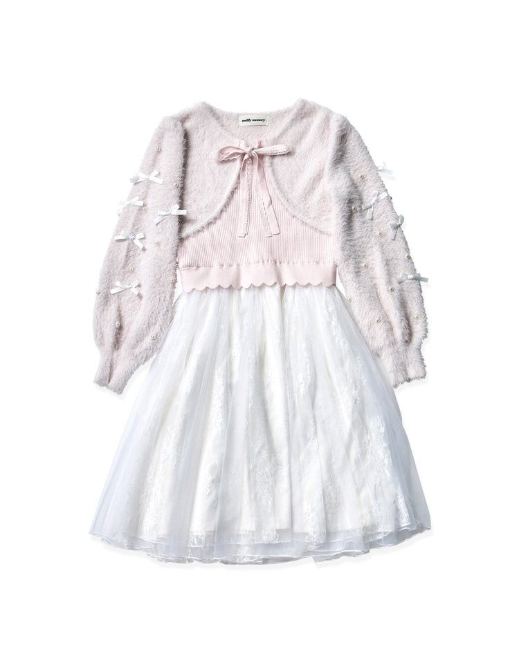 mellfy memory Melty fluffy knit Dress