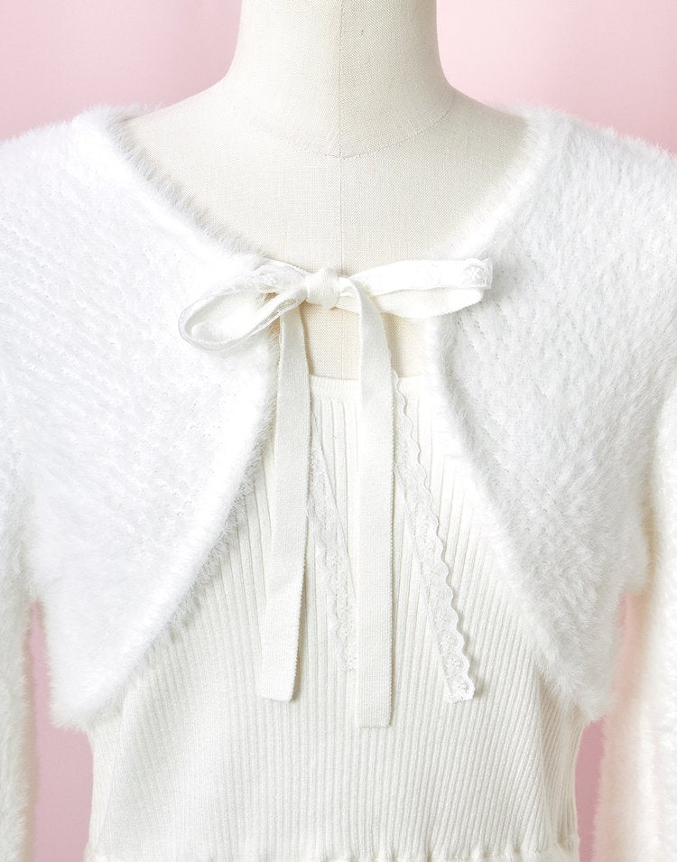 mellfy memory Melty fluffy knit Dress