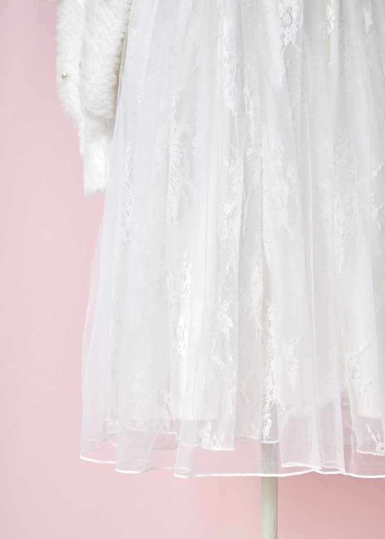 mellfy memory Melty fluffy knit Dress