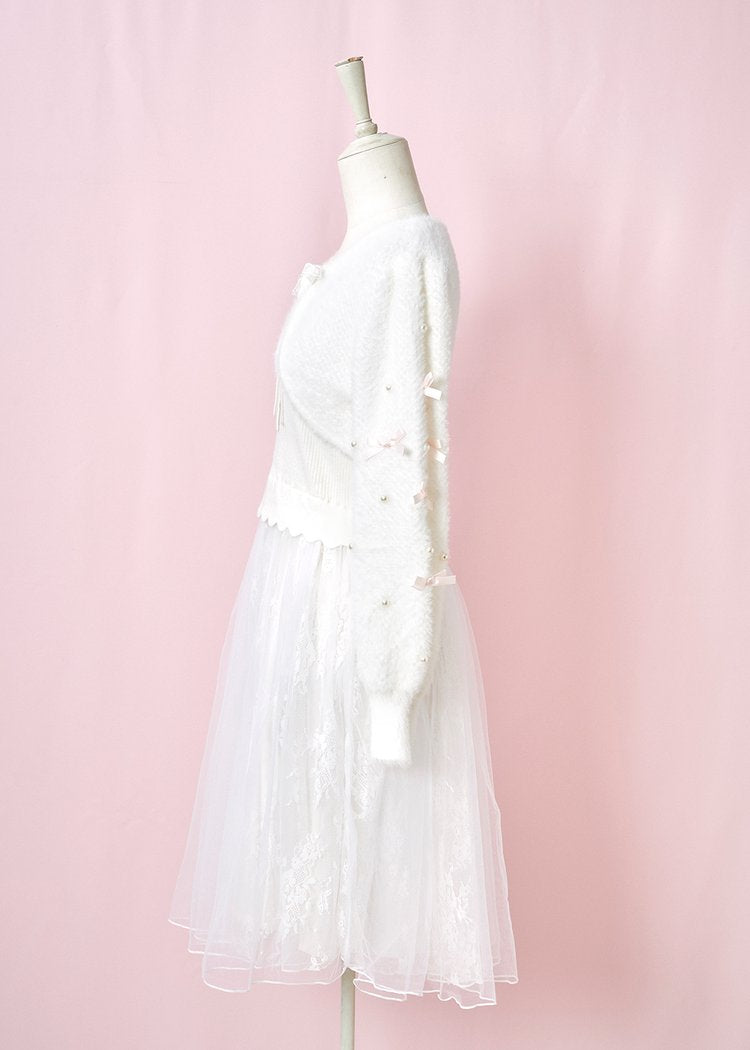 mellfy memory Melty fluffy knit Dress