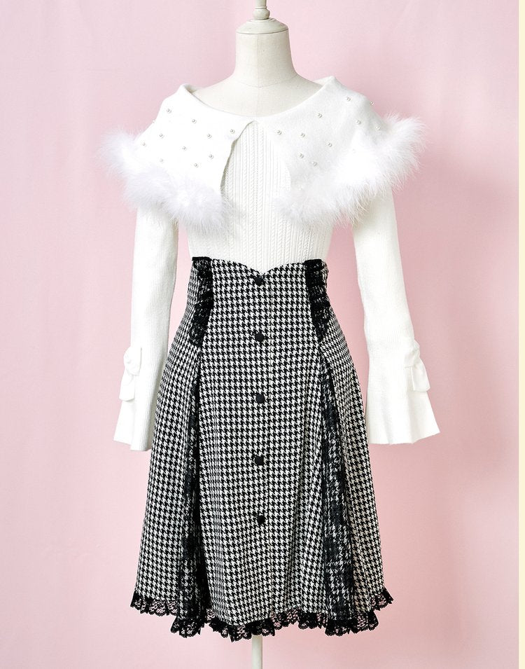 mellfy memory Love the classical check Skirt