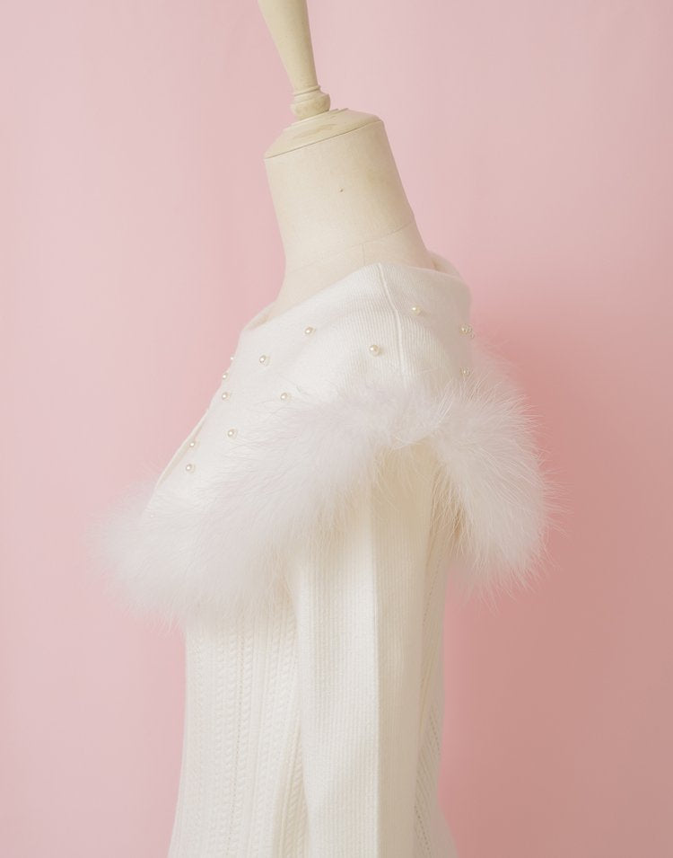 mellfy memory Kiss the swan Knit Top