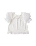 mellfy memory Precious mellfy lace puff Top