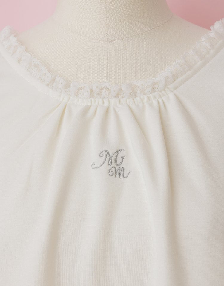 mellfy memory Precious mellfy lace puff Top