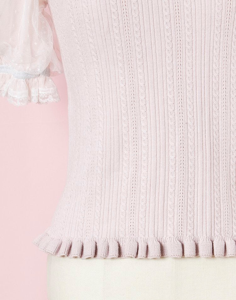 mellfy memory precious mellfy tulle puff top