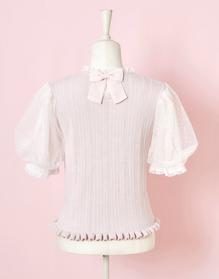 mellfy memory precious mellfy tulle puff top