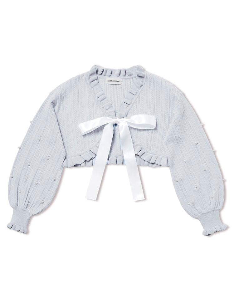 mellfy memory Love Pearl Knit Bolero