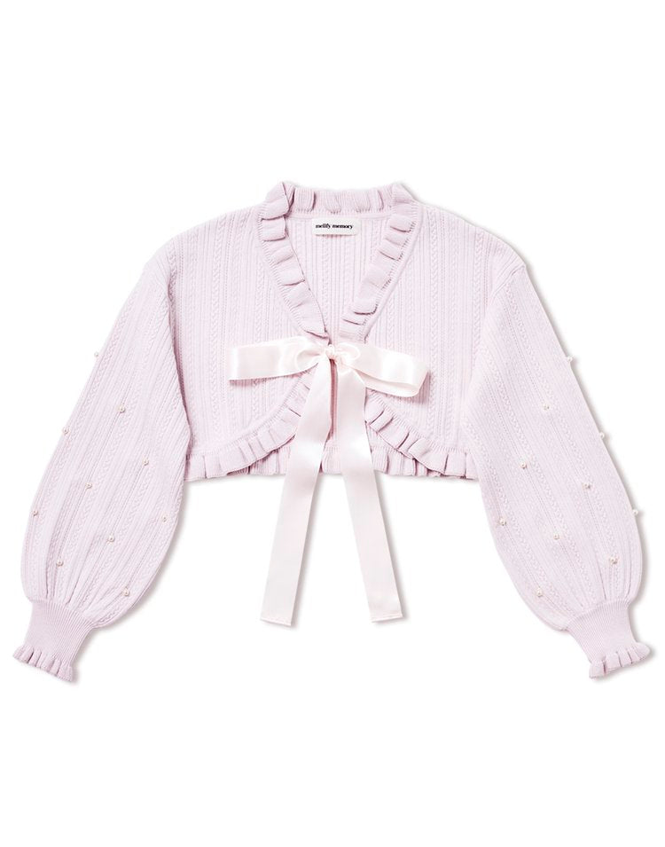 mellfy memory Love Pearl Knit Bolero