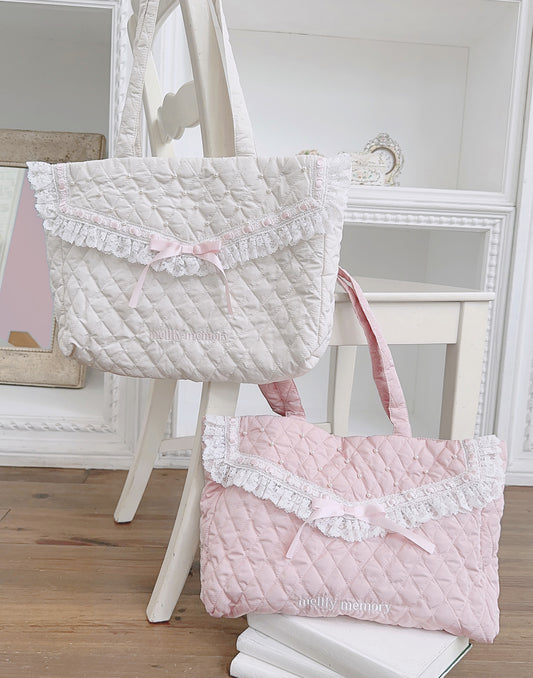 mellfy memory Love letter tote bag