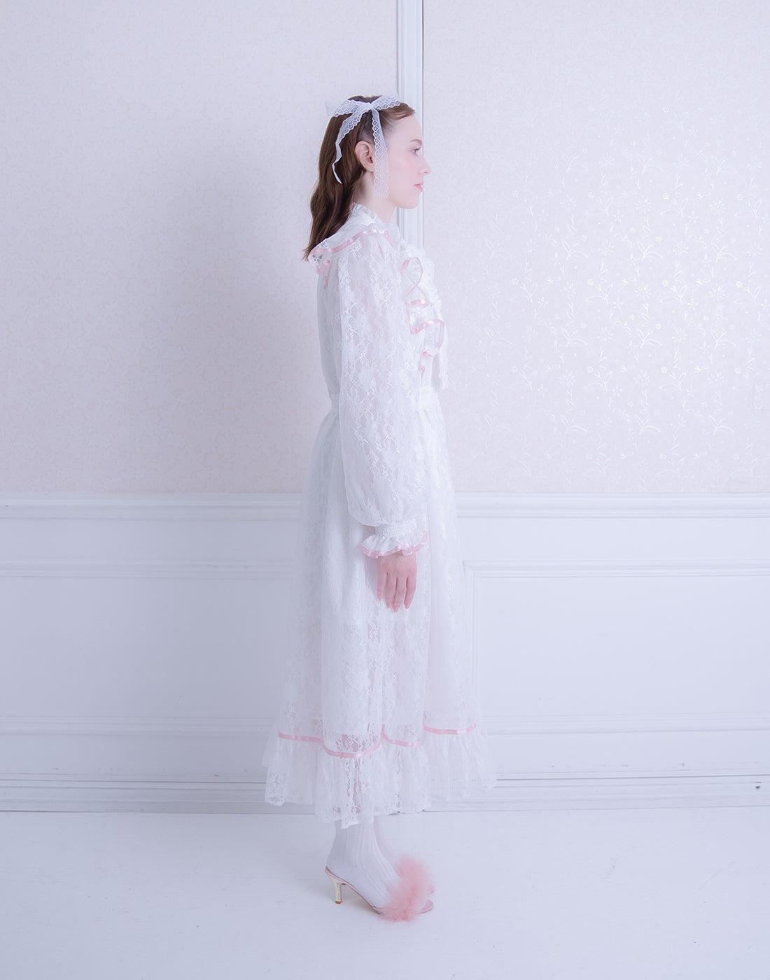 <Deliver In October> Lolime Angel lace Dress