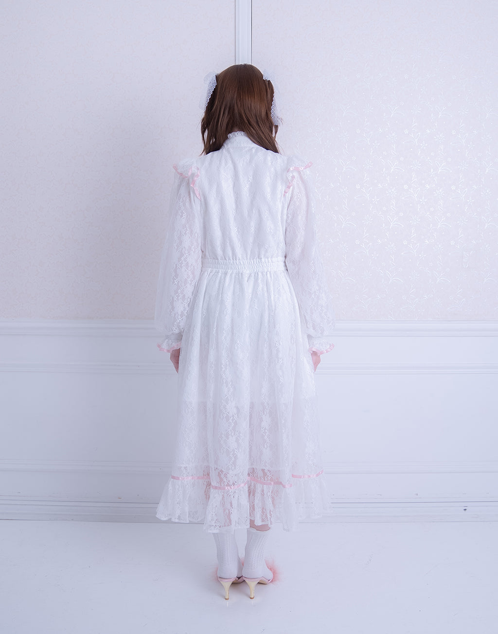 <Deliver In October> Lolime Angel lace Dress